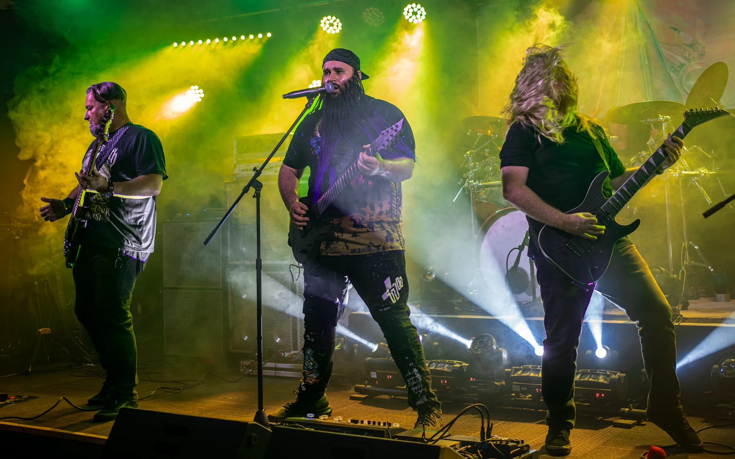 Out Of Darkness Group On Stage Performing